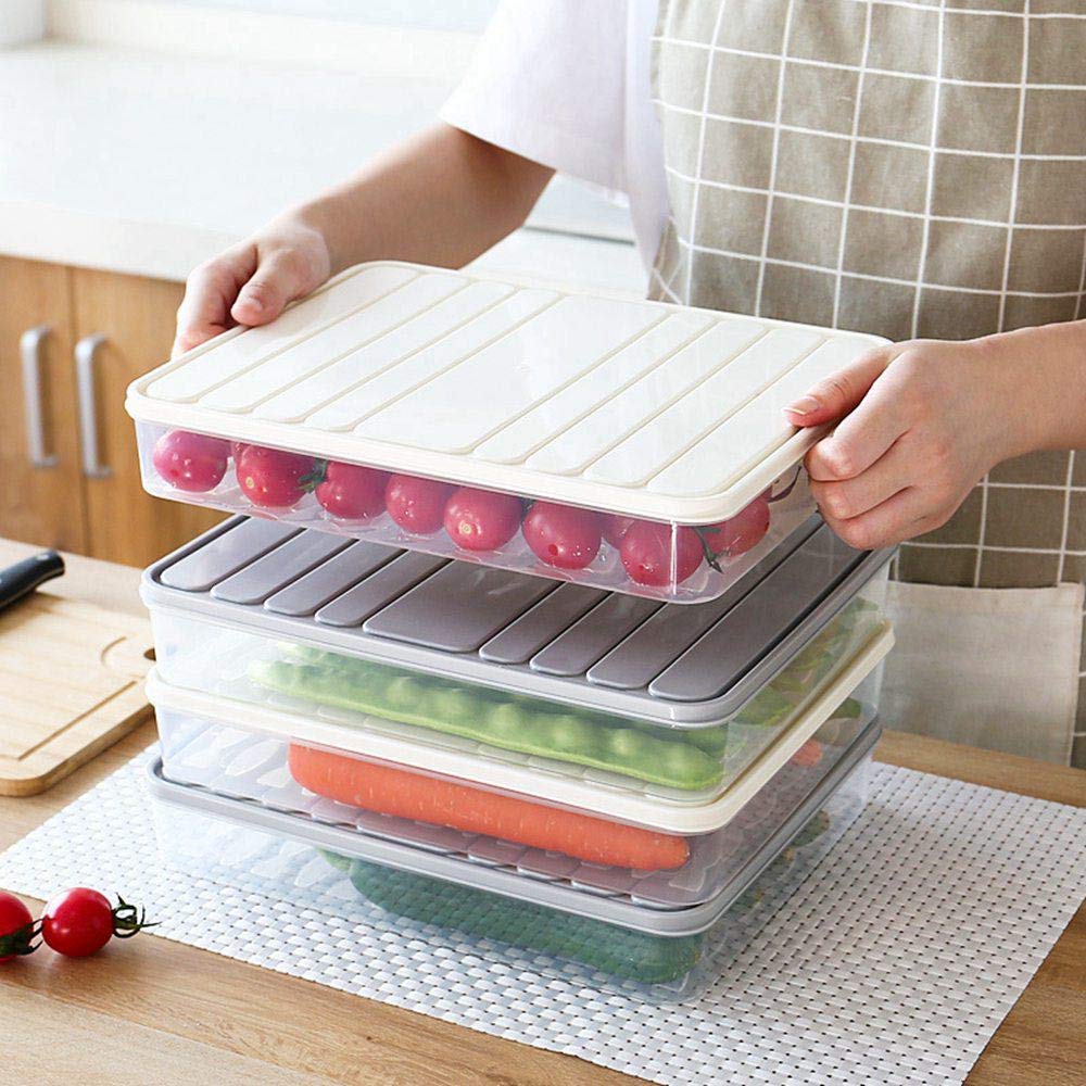 Food Storage Containers 11.02  8.85  1.81'' Vegetable Organizer 98-Oz With Lid Clear Fridge Crisper Keep Food Fresh Bpa Free Kit